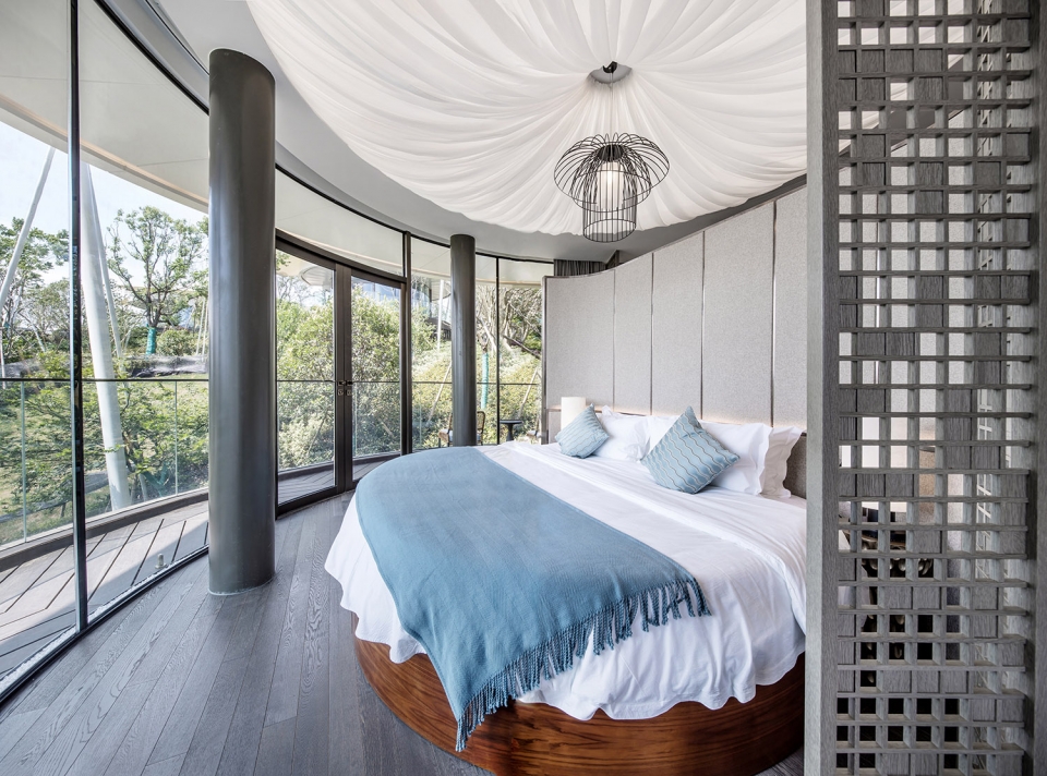 spring breeze tented hotel in shili town china by hangzhou huanting architectural engineering design co ltd