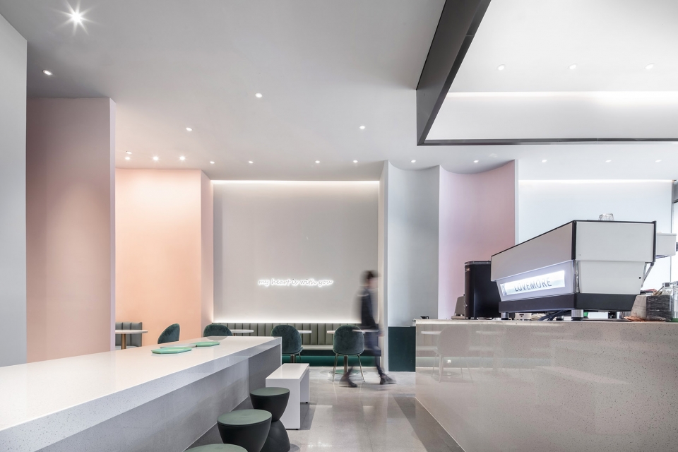 collection shop of coffee and floriculture china by nonezone space atelier