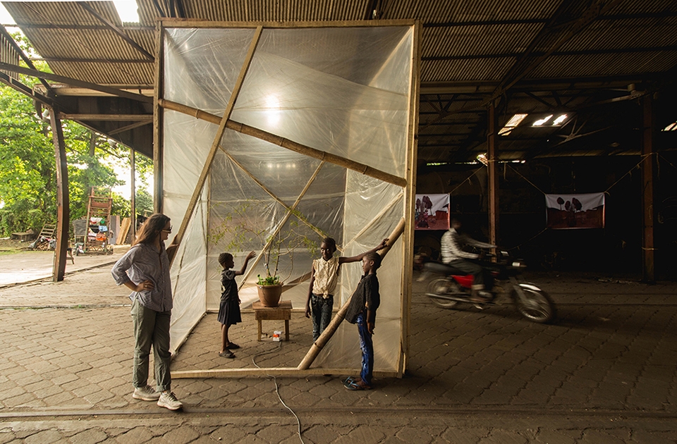 exhibition space design for lagos biennial 2017 by jeanne schultz design studio