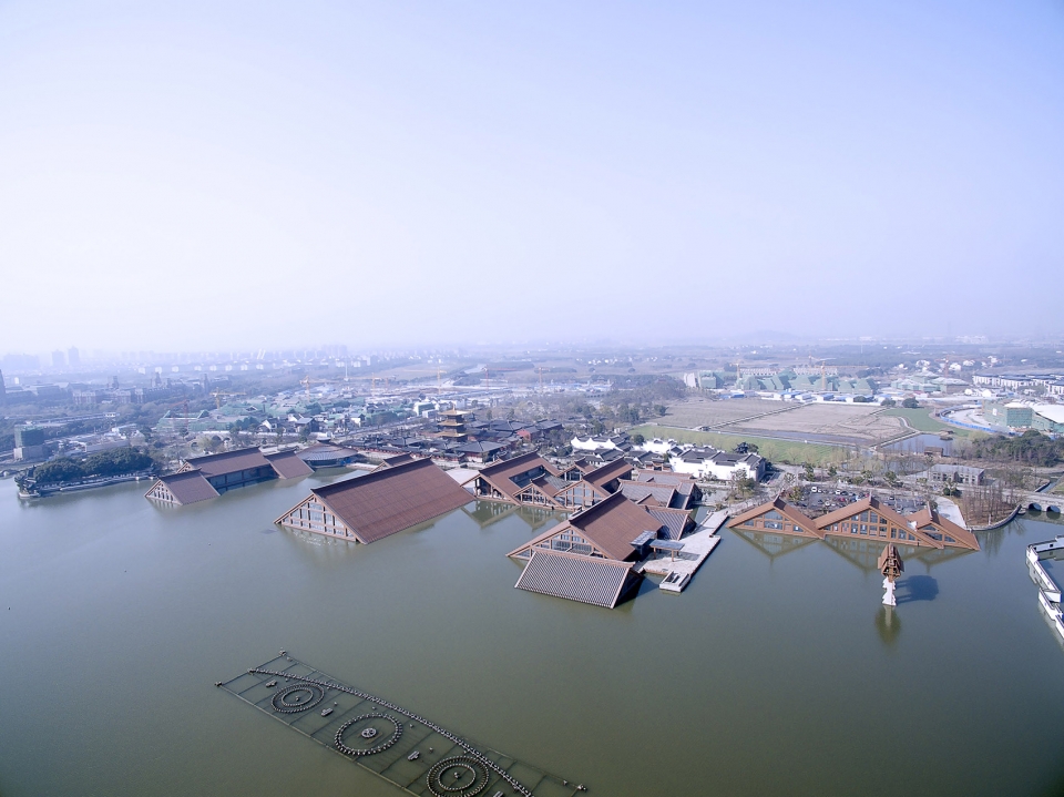shanghai songjiang guangfulin site cultural exhibition hall china by ccdi