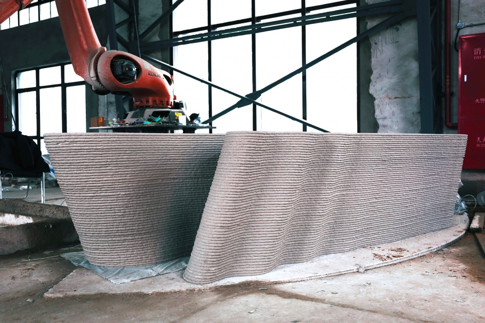 the worlds largest concrete 3d printed pedestrian bridge china by tsinghua university school of architecture zoina land joint research ce...