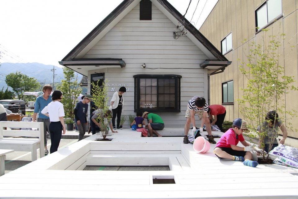 pit terrace by jorge almazan architects keio university almazan lab