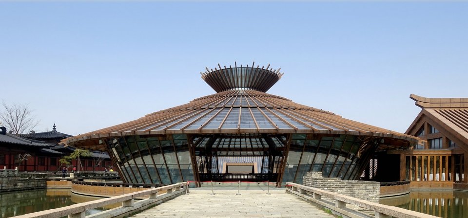 shanghai songjiang guangfulin site cultural exhibition hall china by ccdi