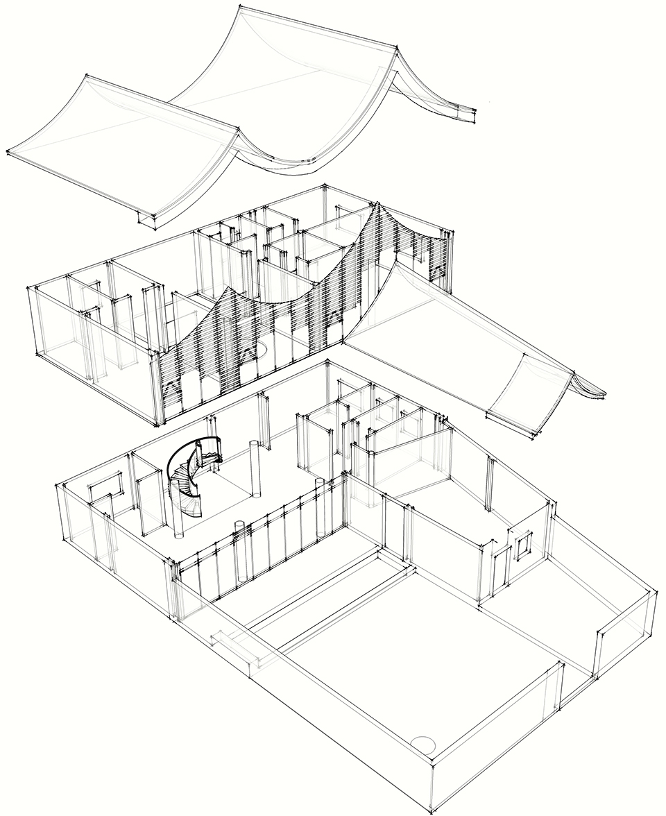 qin garden renovation of an old house in taizhou china by does design