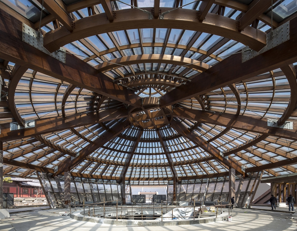 shanghai songjiang guangfulin site cultural exhibition hall china by ccdi