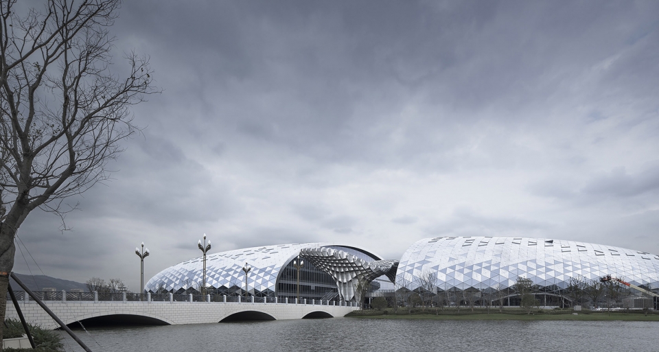 united nations geospatial information management forum permanent site of deqing county china by the architectural design research institu...