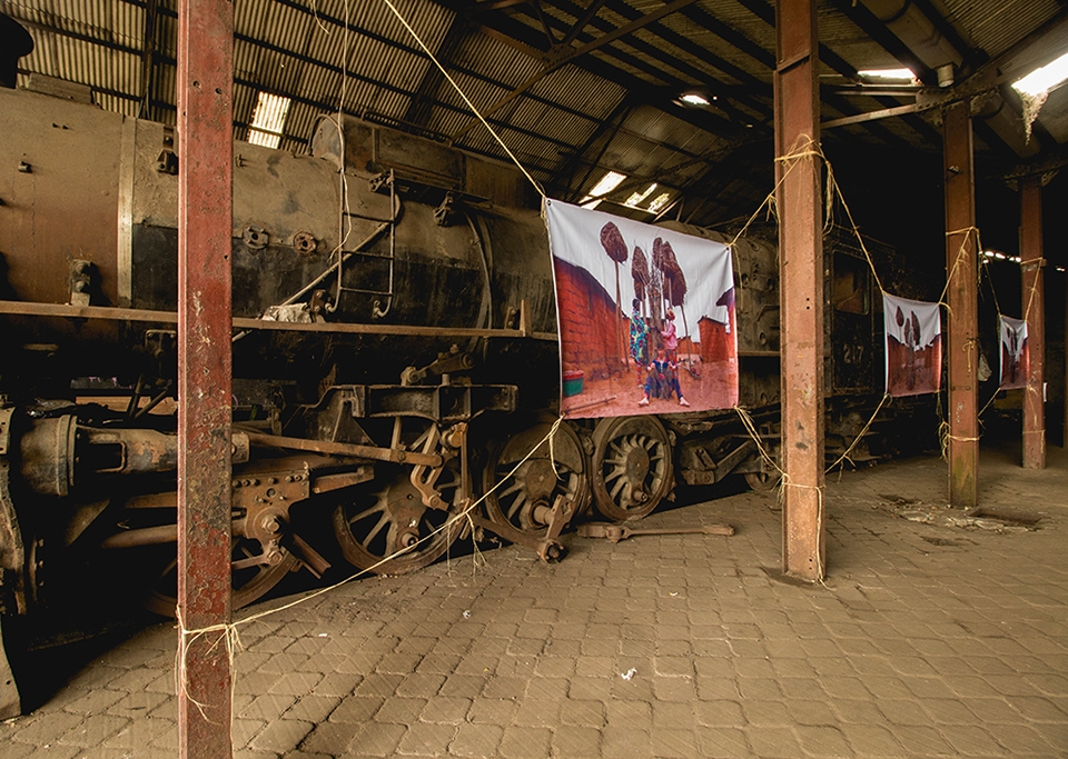 exhibition space design for lagos biennial 2017 by jeanne schultz design studio