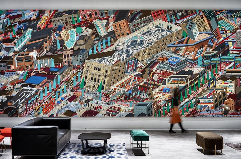 under the zhengyangmen china by drawing architecture studio 960x632