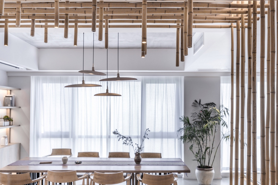 yuqun space bamboo space china by gm design