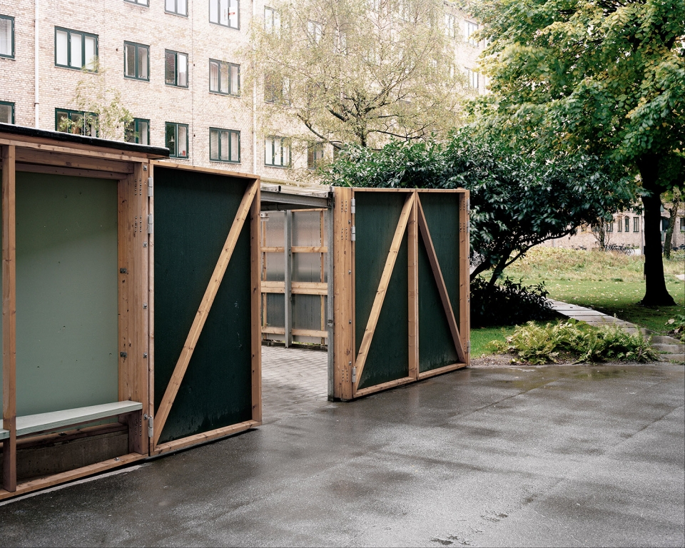 norrehus common courtyard transformation by johansen skovsted arkitekter