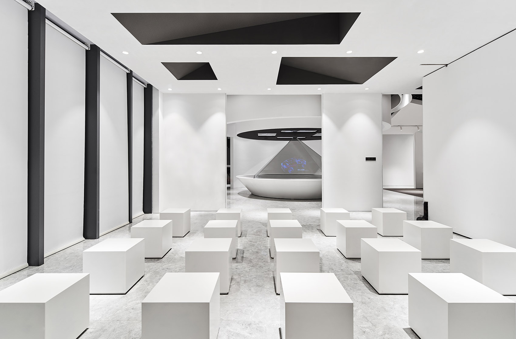 EMTEK Letter Testing Exhibition Hall by Zones Design Studio - 谷德设计网