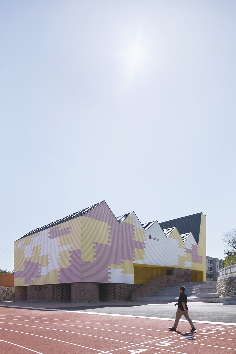 indoor playground doubling as lecture hall of yueyang county no 3 middle school china by sup atelier