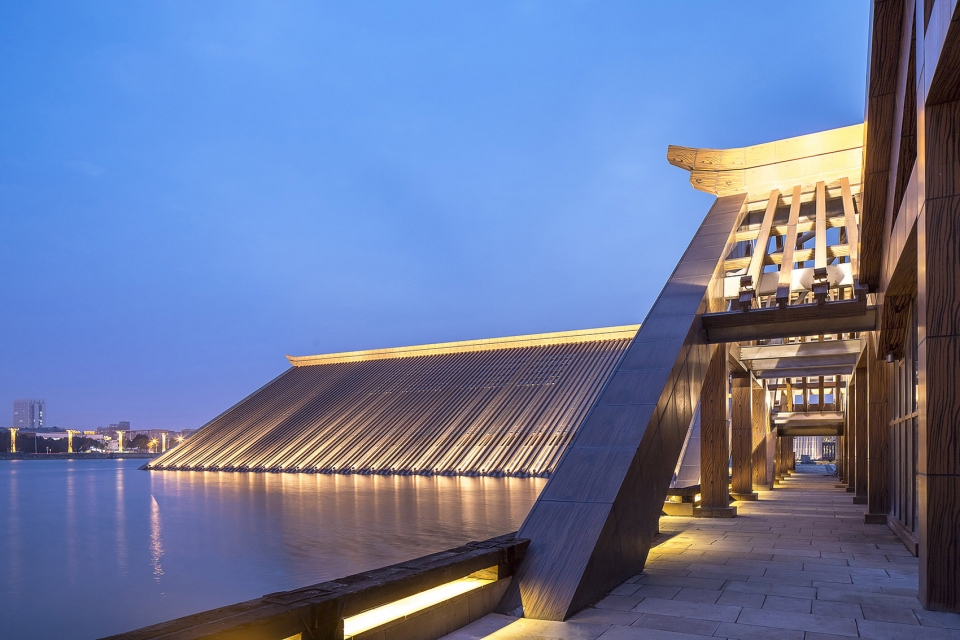 shanghai songjiang guangfulin site cultural exhibition hall china by ccdi