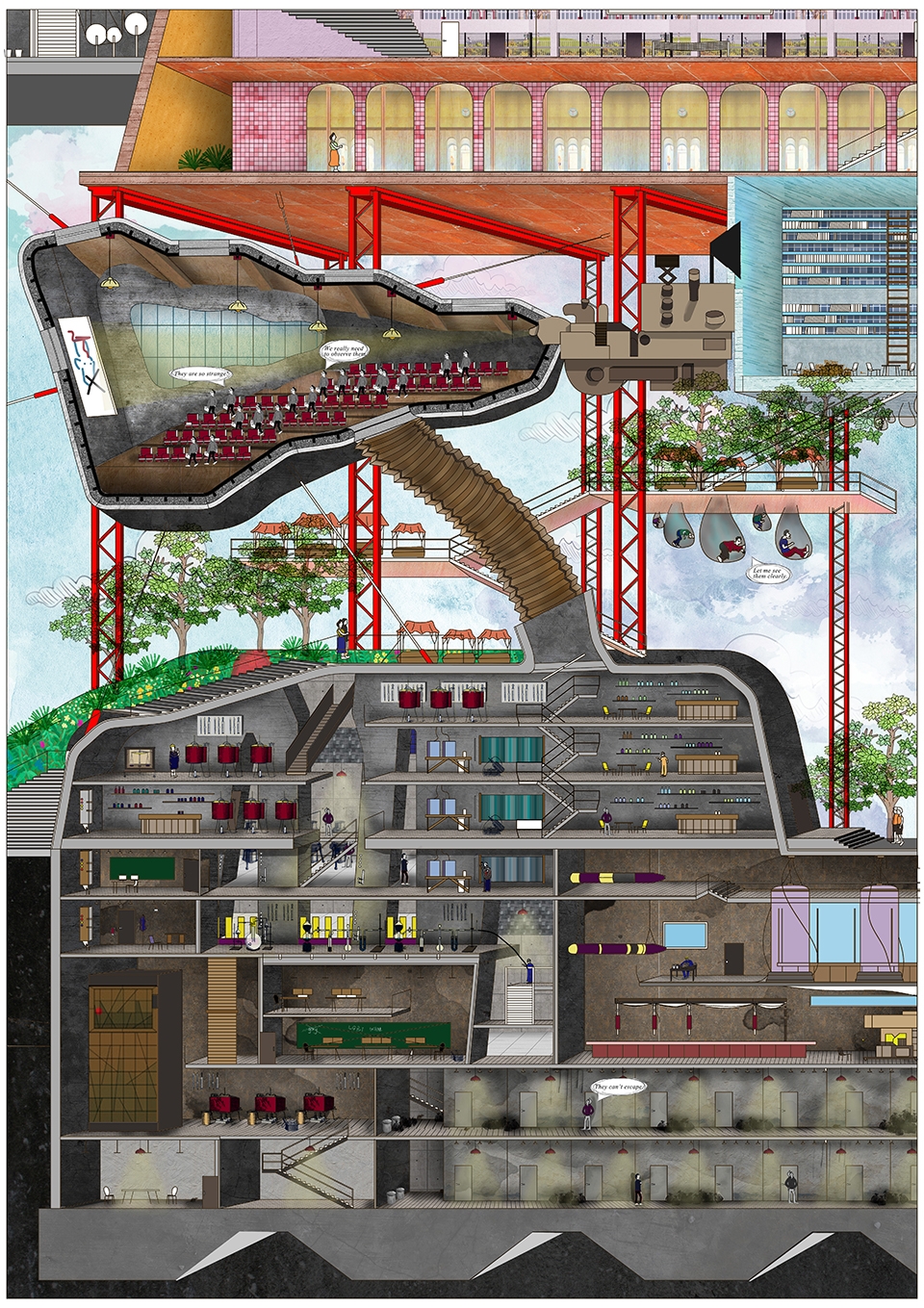 grade four high rise building architectural design course in hebei university of technology