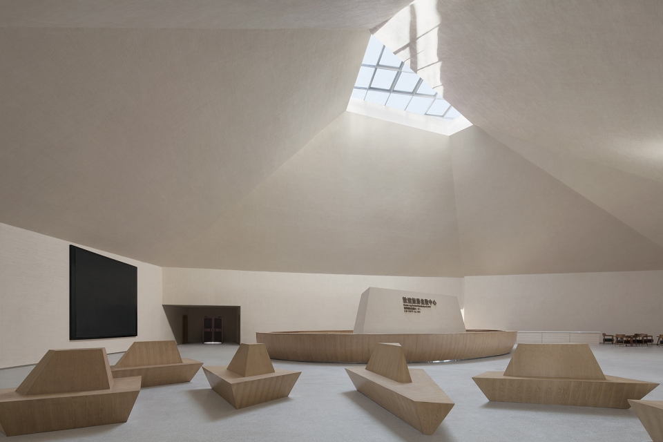 dunhuang tourism distributing center china by biad zxd architects