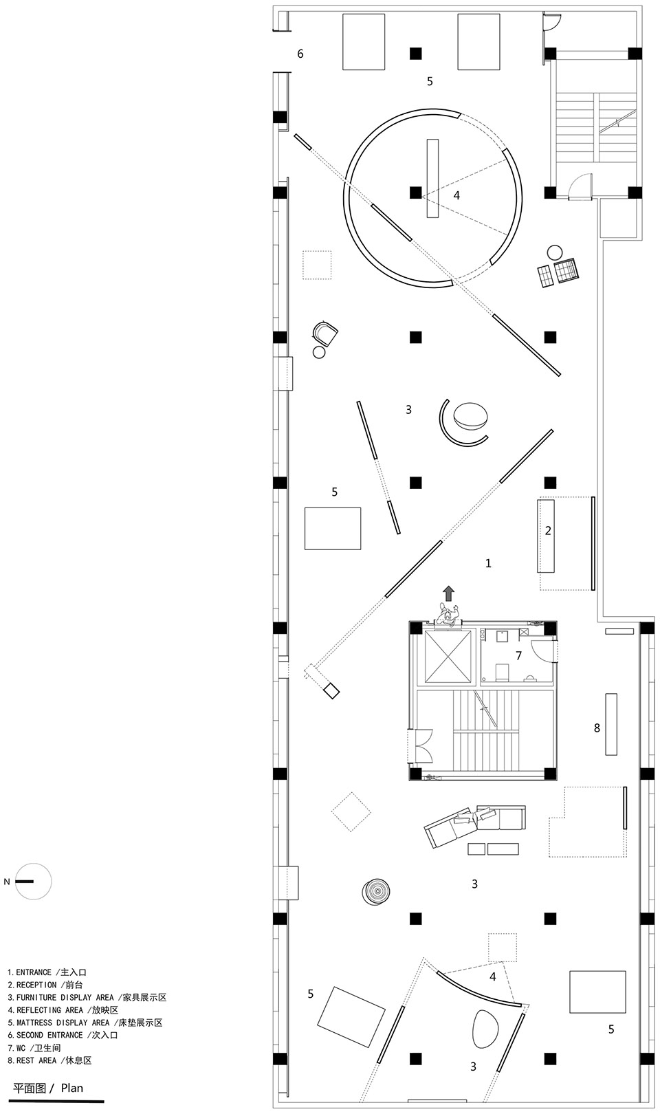 dreams chasing life art showroom china by ad architecture