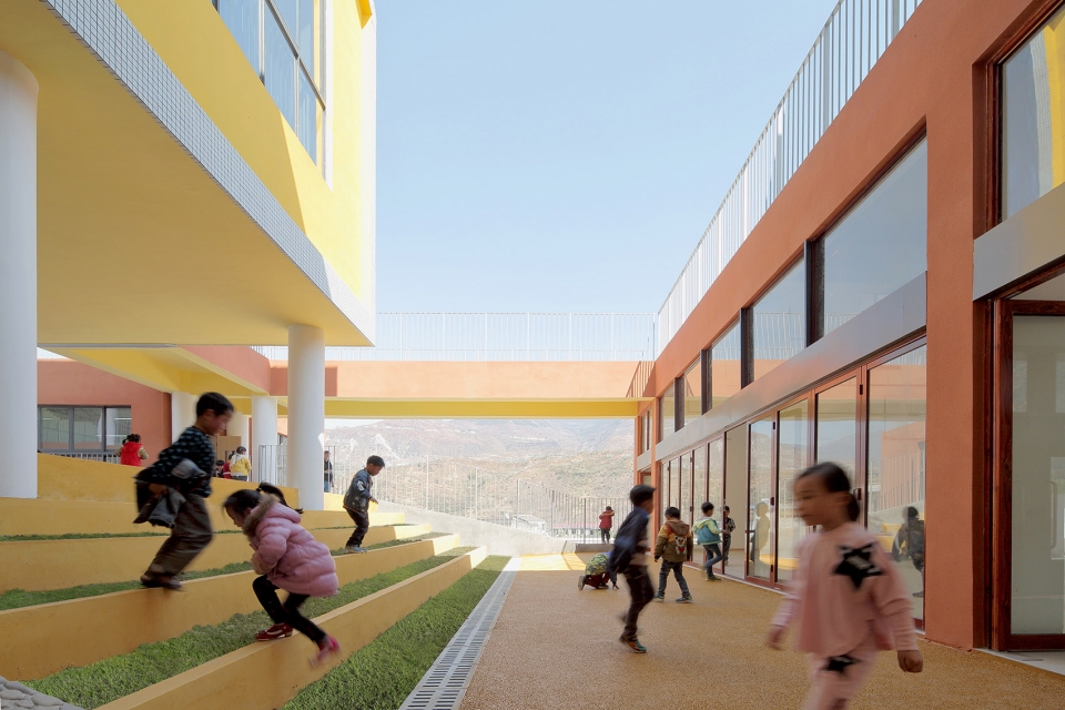 hexi village kindergarten china by atelier y