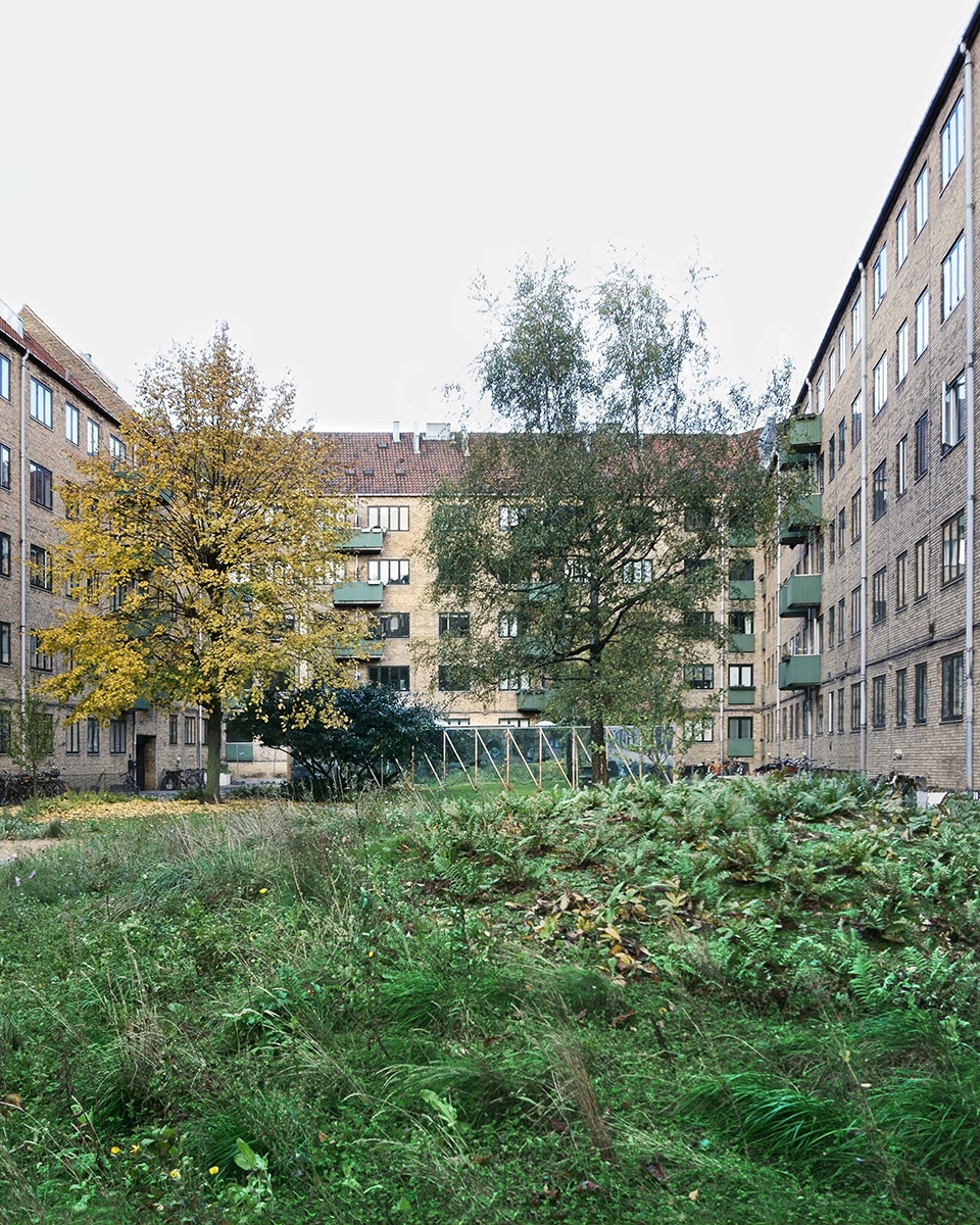 norrehus common courtyard transformation by johansen skovsted arkitekter