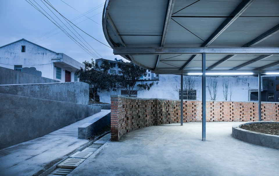 fresh food theatre vegetable market of longba town china by describing architecture studio