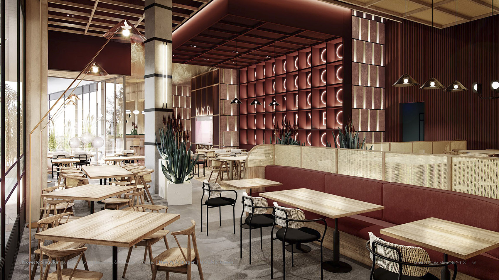 New York Burger Restaurant by Proyecto Singular - 谷德设计网