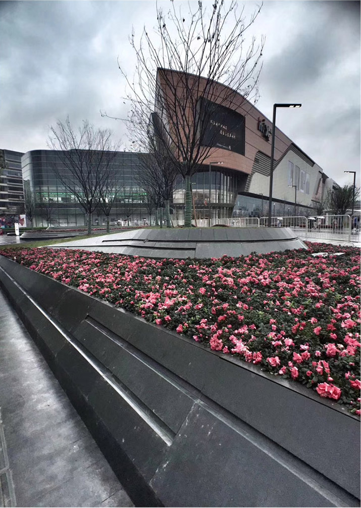 landscape design of shanghai mixc mall china by lab dh