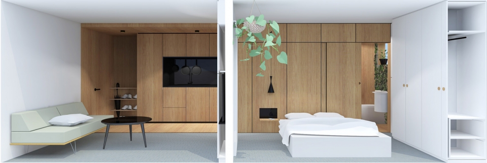 type street apartment by tsai design