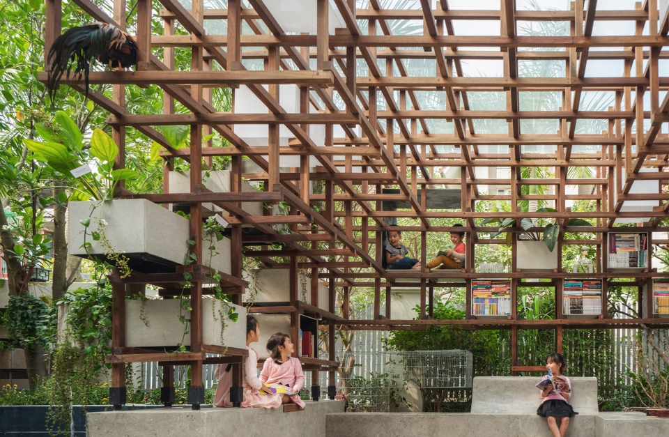 vac library by farming architects