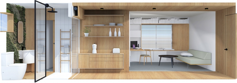 type street apartment by tsai design