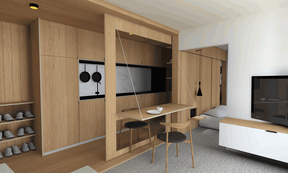 type street apartment by tsai design