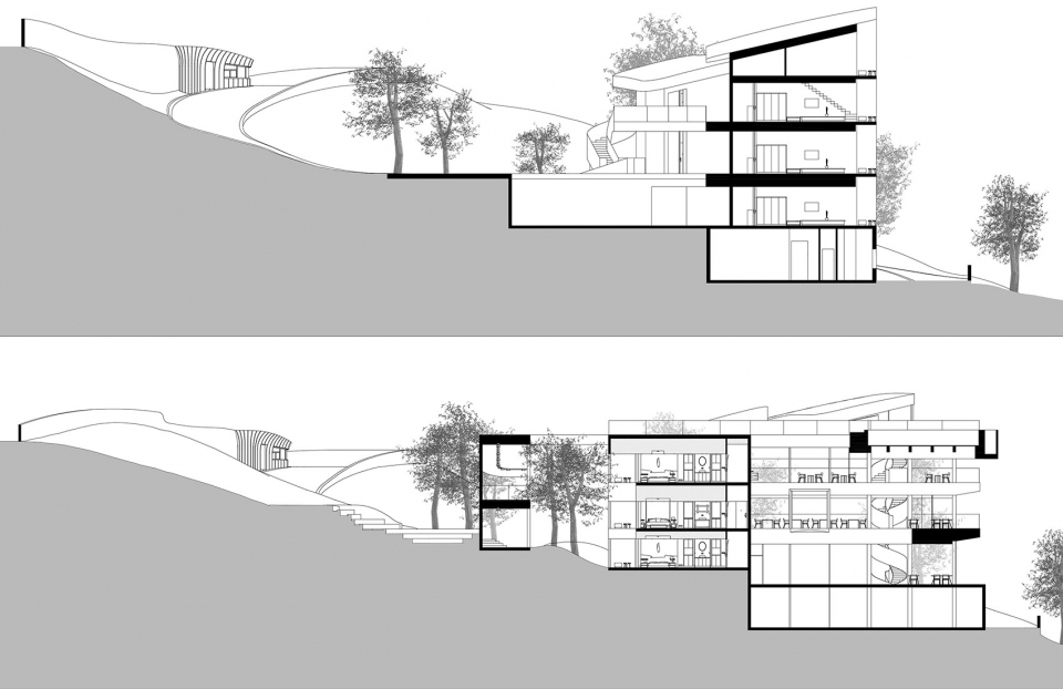 nanshanli guesthouse china by linjian design studio
