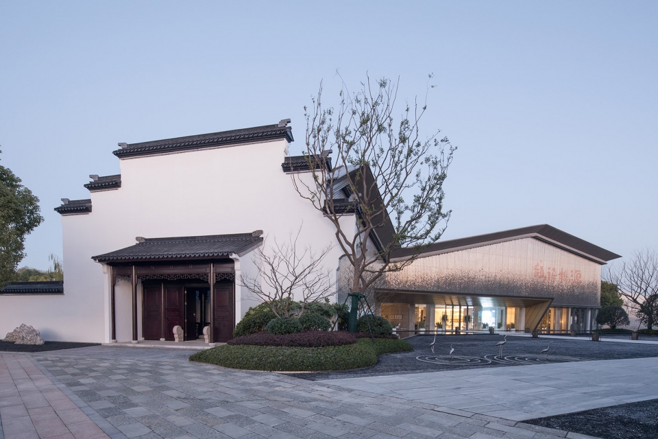 complementary building in taizhou qin lake scenic area tongyuan architectural design