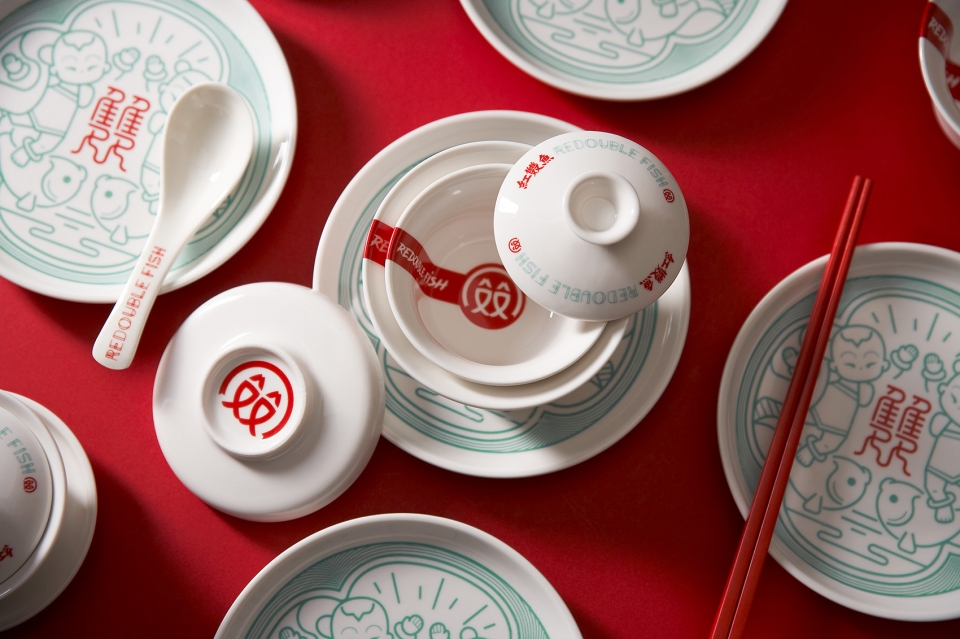 redoublefish restaurant china by dddbrand design