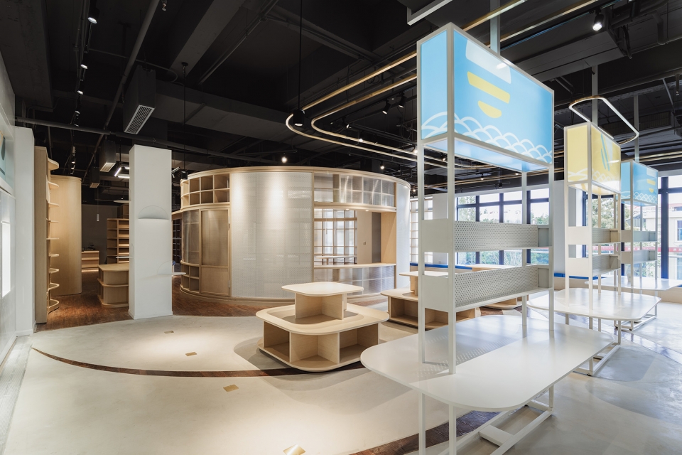 xi chao bookstore in sjtu china by atelier fan