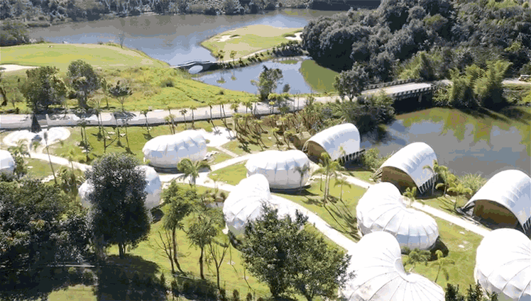 visible ze habitat tent art hotel jstudio 1