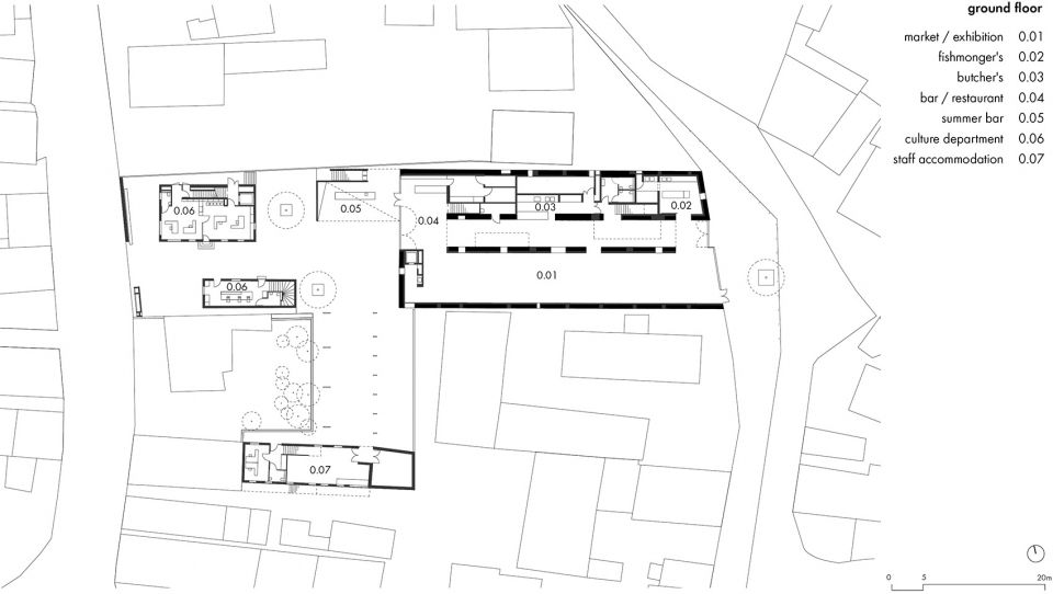 covered market and exhibition area in schiltigheim by dominique coulon associes