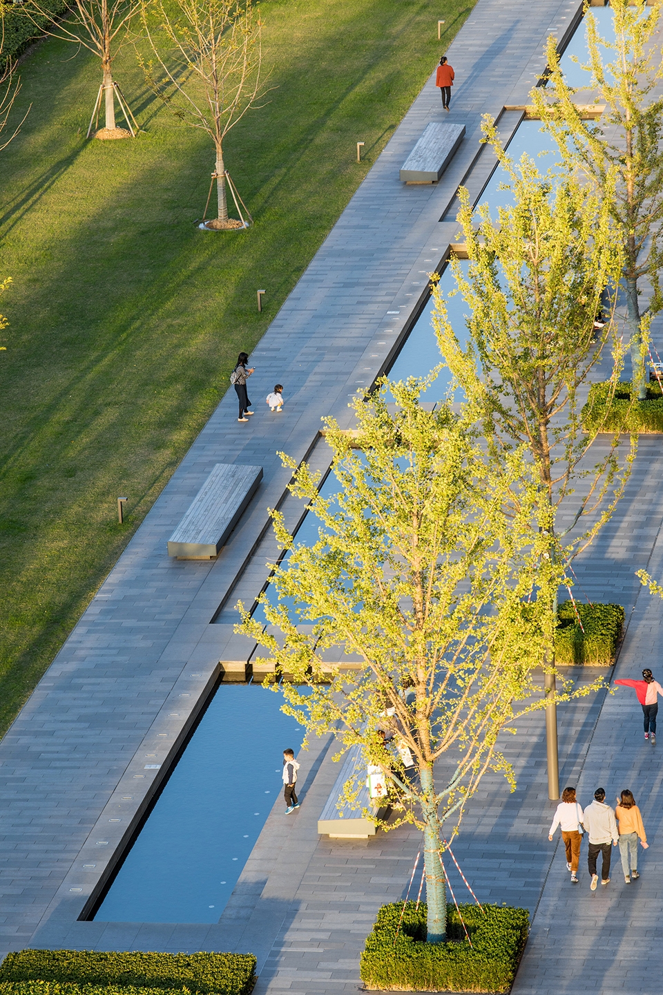 landscape design of shanghai mixc mall china by lab dh