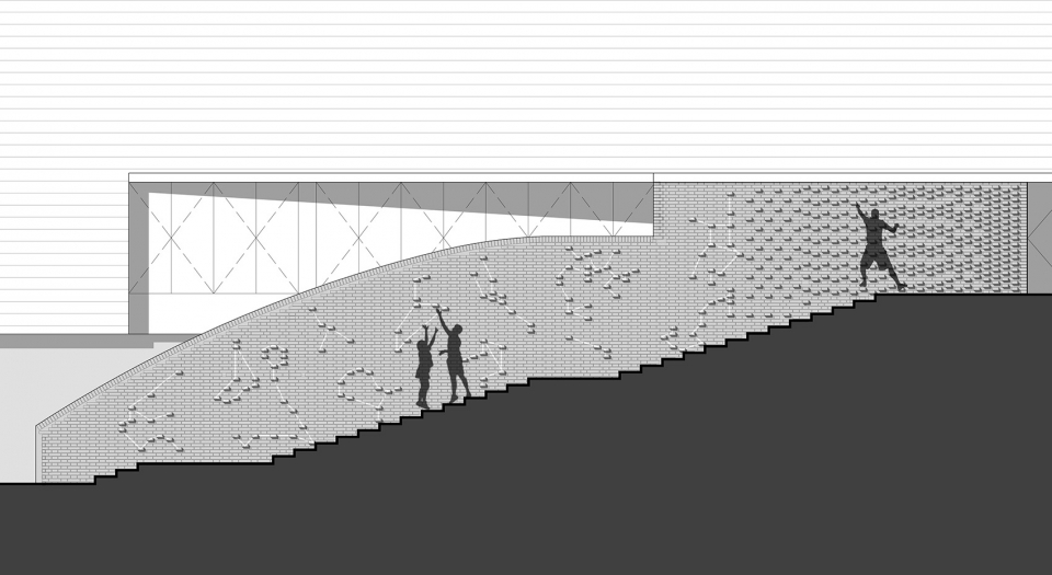 indoor playground doubling as lecture hall of yueyang county no 3 middle school china by sup atelier