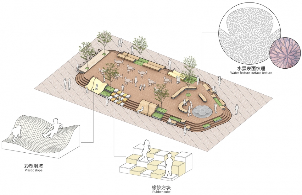 landscape design of shanghai mixc mall china by lab dh