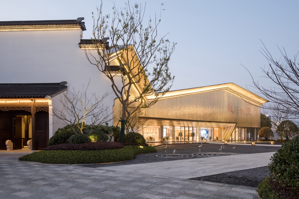 complementary building in taizhou qin lake scenic area tongyuan architectural design