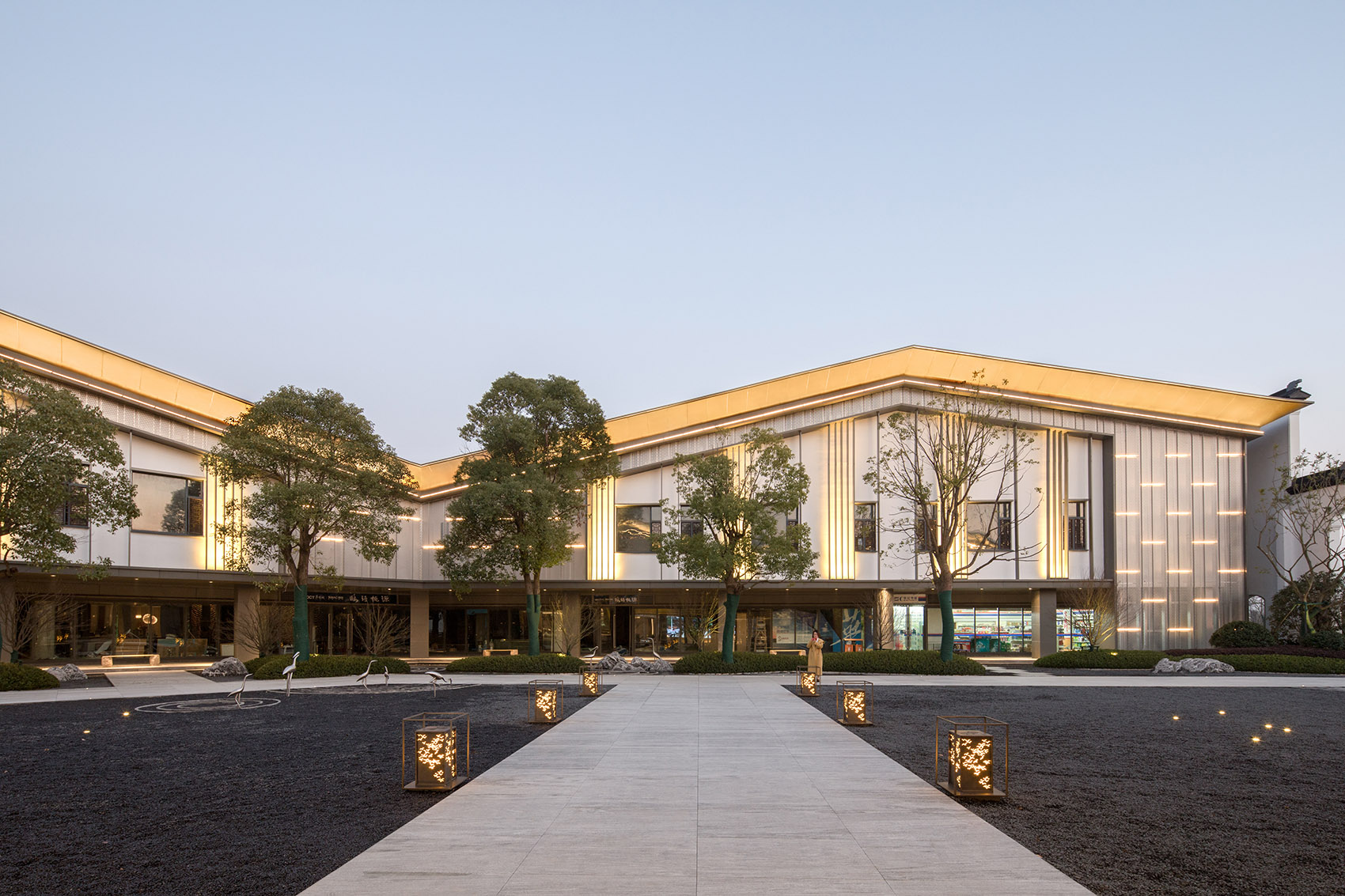 Design of Complementary Building in Qin Lake Scenic Area, China by ...