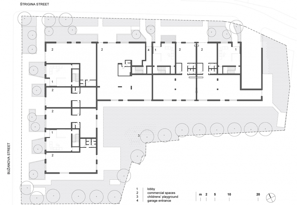 buzanova apartments by 3lhd