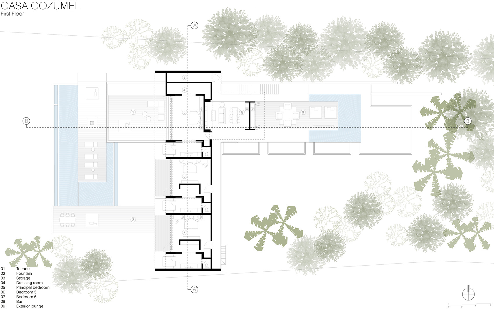 Cozumel House by Sordo Madaleno Arquitectos - 谷德设计网