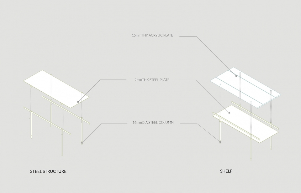 vitrine shelf hong kong by napp studio