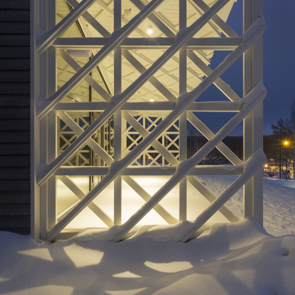 arctic treehouse hotel restaurant by studio puisto architects
