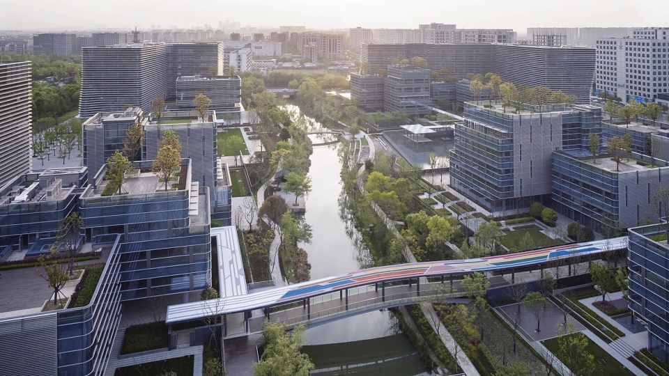 construction records of hangzhou xixi green office complex china by gad
