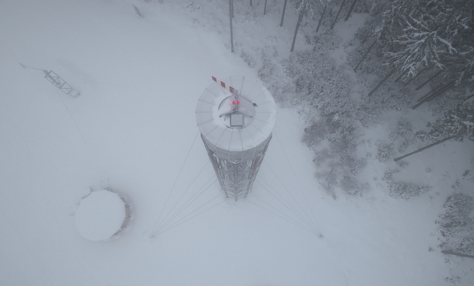 lookout tower at kralicak by hut architektury martin rajnis s r o
