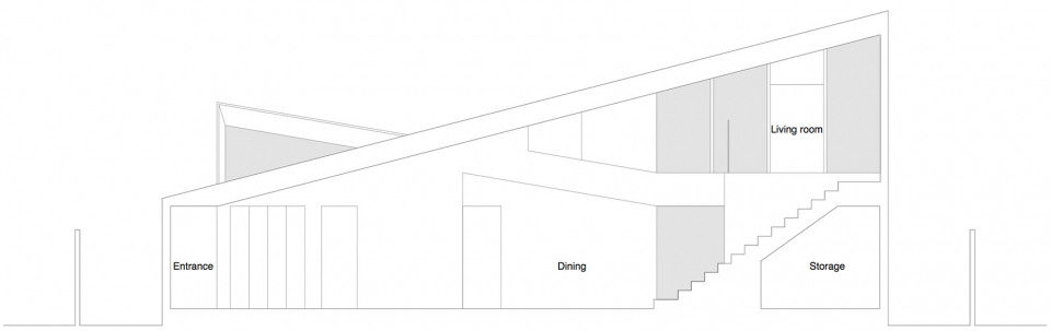 topological folding house by takashi yamaguchi associates