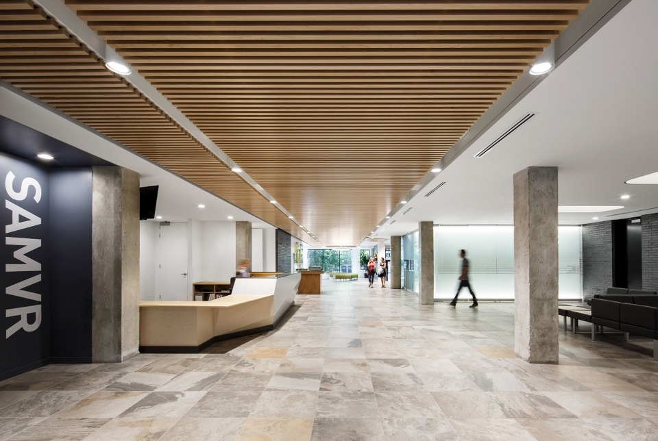 confederation des syndicats nationaux csn headquarters expansion by bgla neuf architectes