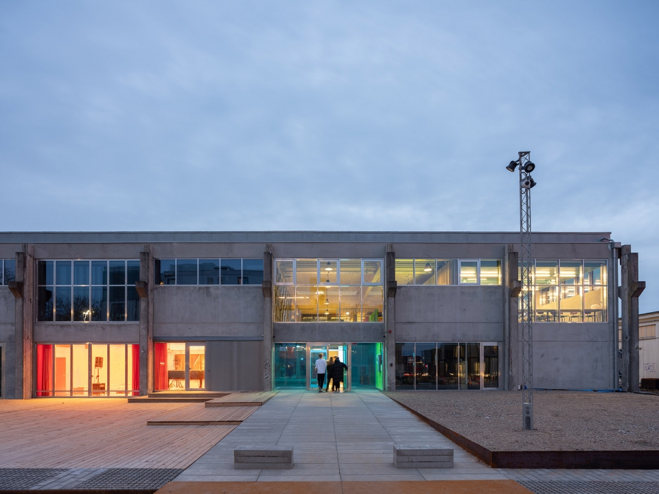 roskilde festival folk high school by mvrdv cobe