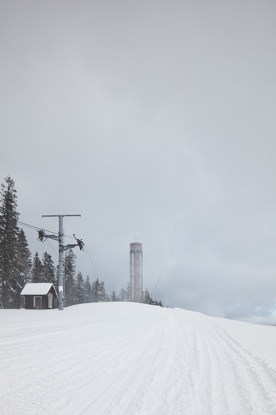 lookout tower at kralicak by hut architektury martin rajnis s r o